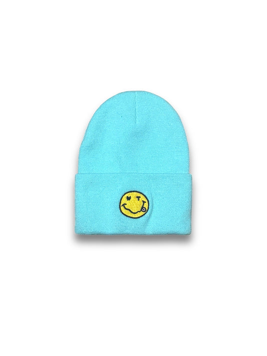 Wristtakers Co. Smiley Face Skully (Pastel Turquoise)