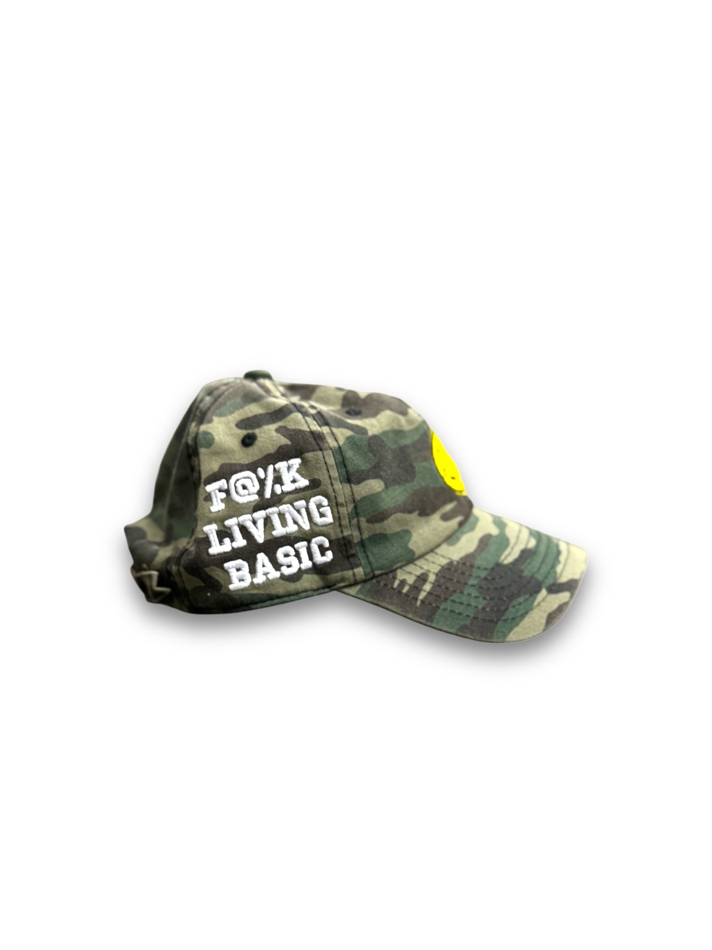 Smiley Face Camo Dad Hat